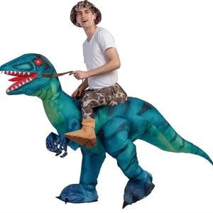 72' riding raptor costume